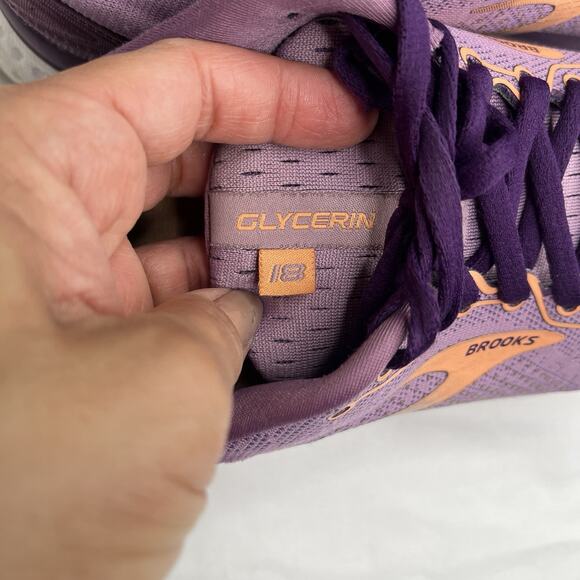 Brooks Gliceryn 18 Purple Sneakers Women's Size 9M, Sports, soft, comfort, gym - Picture 5 of 9